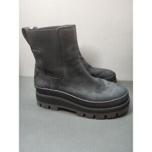 Clarks Orianna 2 Top Womens Black Nubuck Slip On Casual Dress Boots Size 9